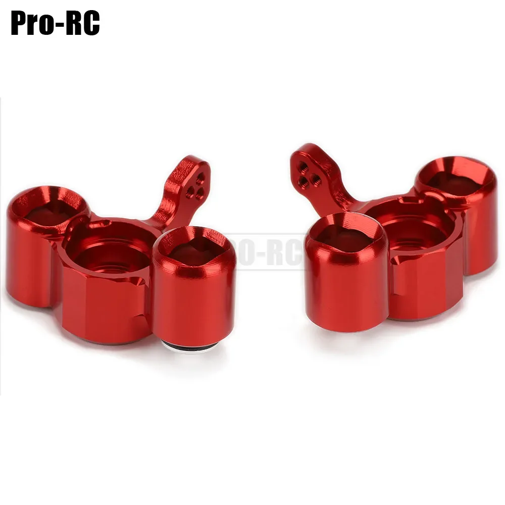 2 Buah Suku Cadang Peningkatan Komposit AR330187 Blok Kemudi Depan Aluminium untuk Mobil RC Aksesori ARRMA 1/8 KRATON FELONY TALION 6S