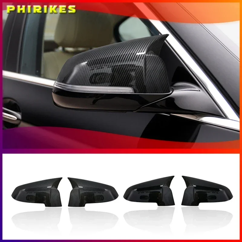 

For BMW 5 6 7 Series F10 F11 F18 GT 5GT F07 F06 F12 F13 LCL F01 F02 Carbon Fiber Side Rearview Mirror Cover Cap