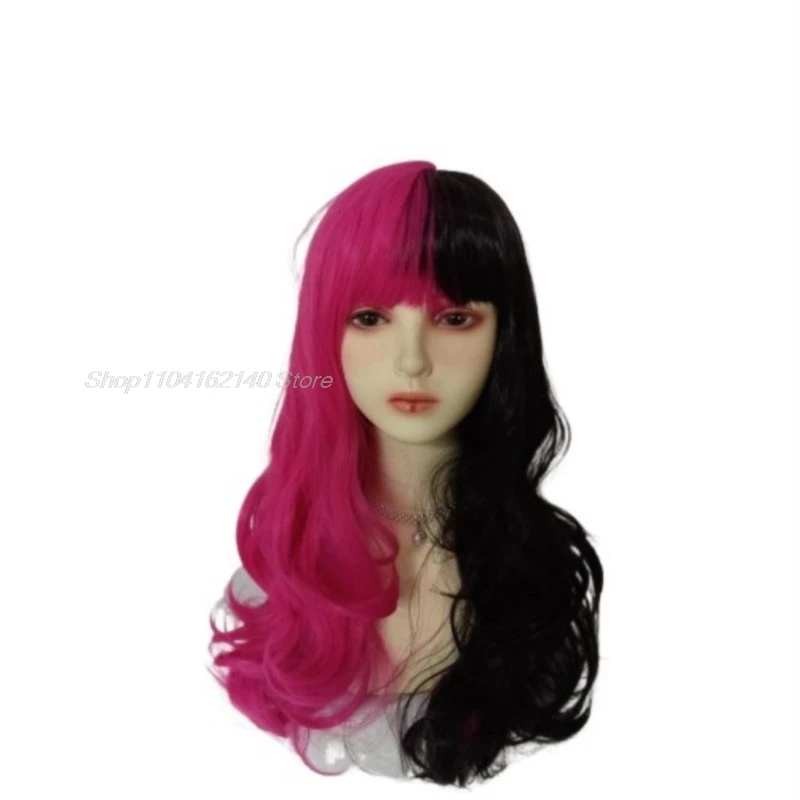 Movie Monster Cosplay Live Dress High Girl Draculaura Cosplay Costume Wig Pink Dress Halloween Women Fancy Roleplay Outfit