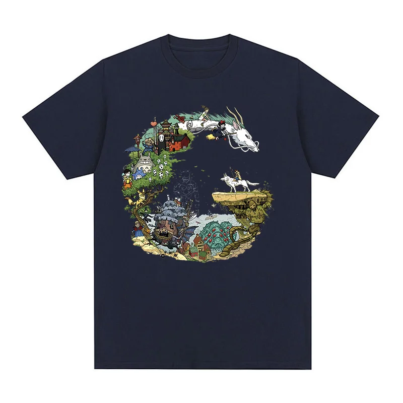 Chao Lu Da Oversize Cotton Anime Dragon T-Shirt 3