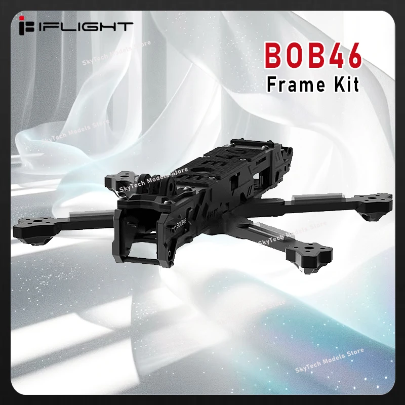 iFlight BOB46 O4 Frame Kit - 226mm Wheelbase 6mm Arm 5-inch O4 Air Unit Pro Compatible FPV RC Accessory