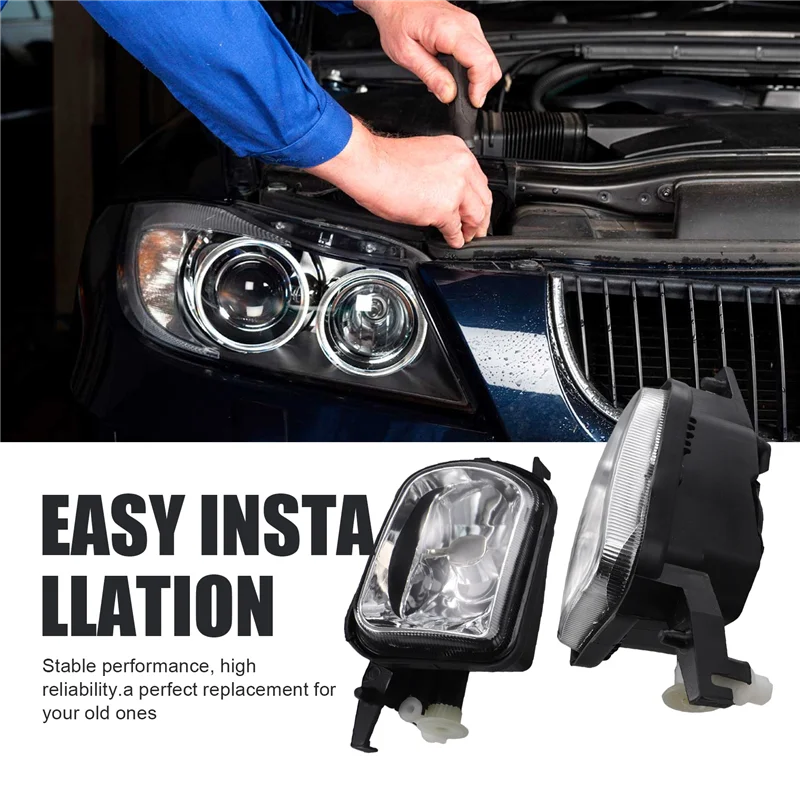 

A73X-Front Bumper Fog Light Assembly For Benz W203 C230 C240 C320 C350 W215 CL500 CL600 W209 CLK320 2038201156 2038201256