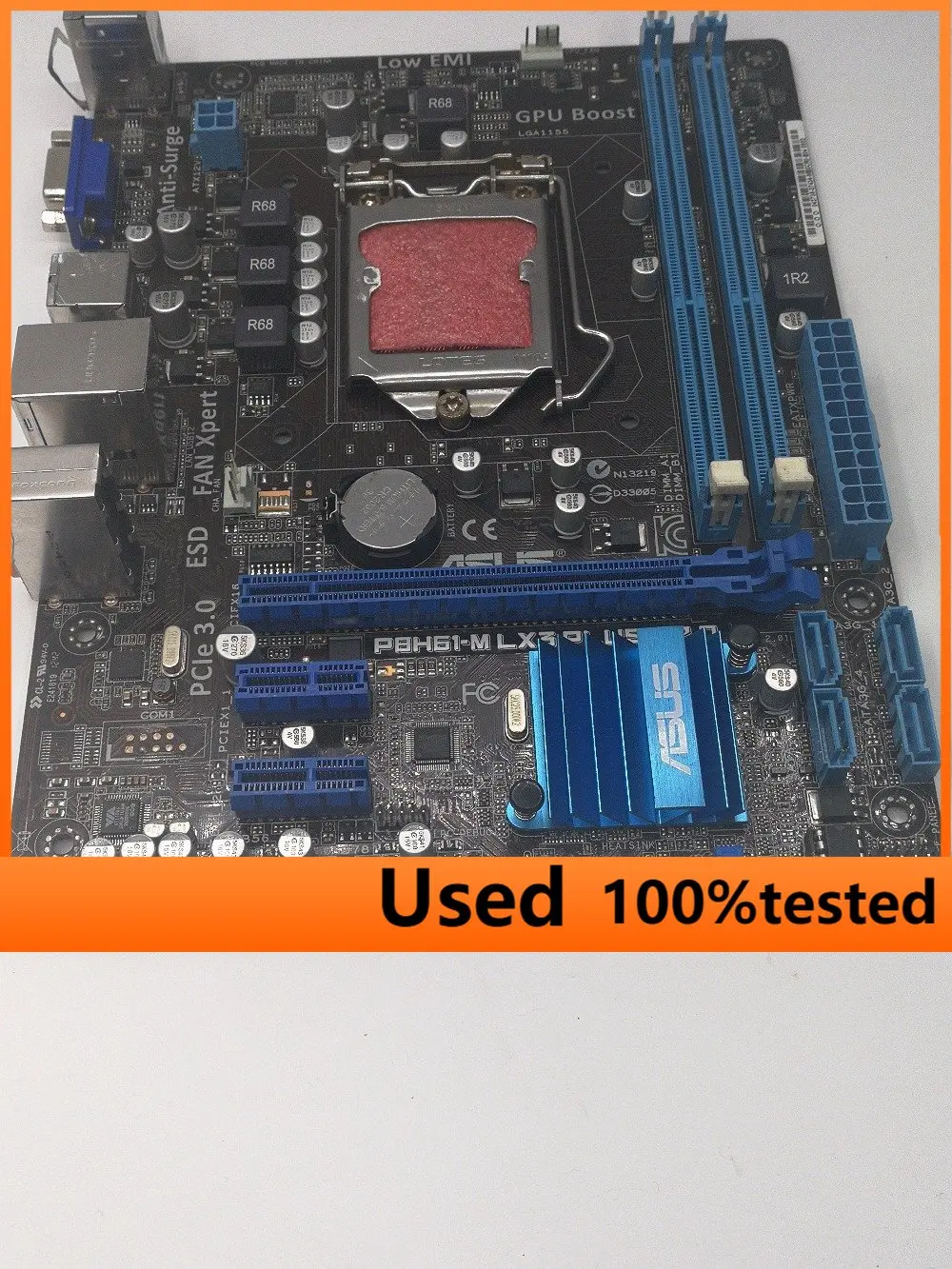 

Asus P8H61-M LX3 PLUS R2.0 Desktop Motherboard H61 Socket LGA 1155 i3 i5 i7 DDR3 16G Used