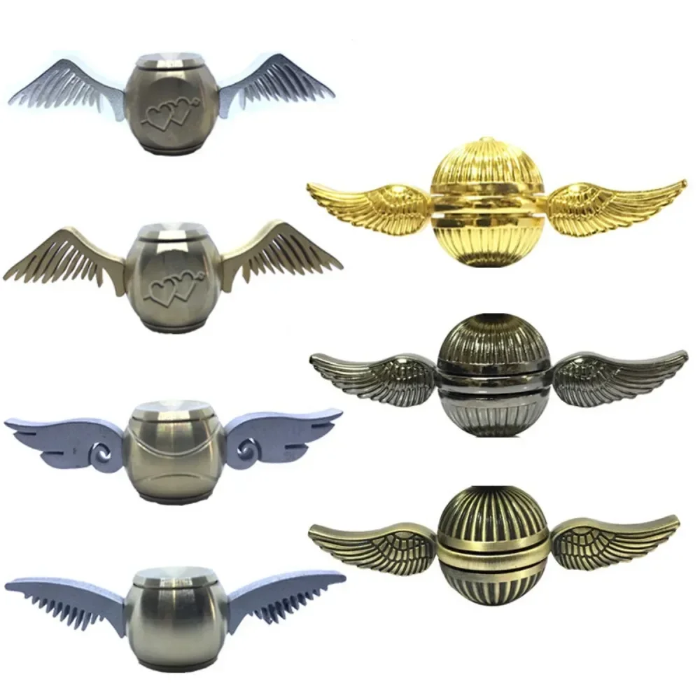 Fingertip Gyro Golden Snitch Fidget Spinner for Children Model Toys Gyro Relief Stress Stress Relief Toy juguetes para adulltos