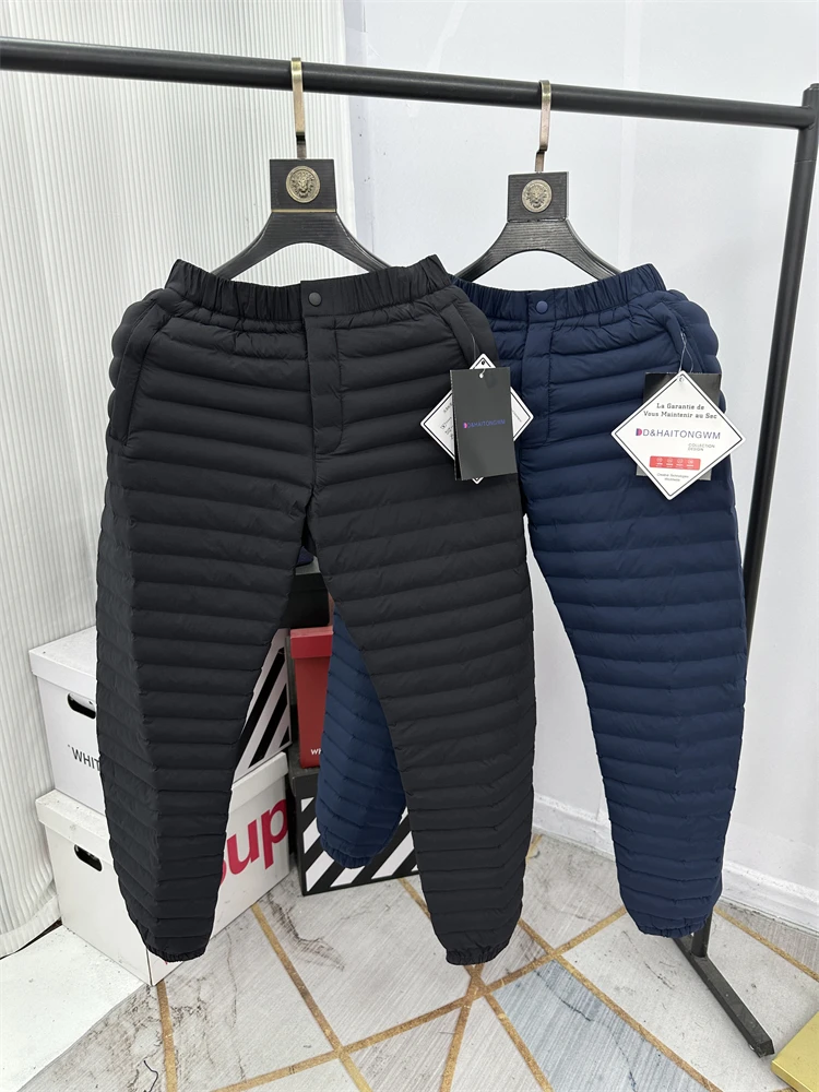 

Lightweight Non-Puffy Outdoor Sports Cotton Pants Men's Winter Cold Resistance Warmth Windproof Water-Resistant Casual Trousers