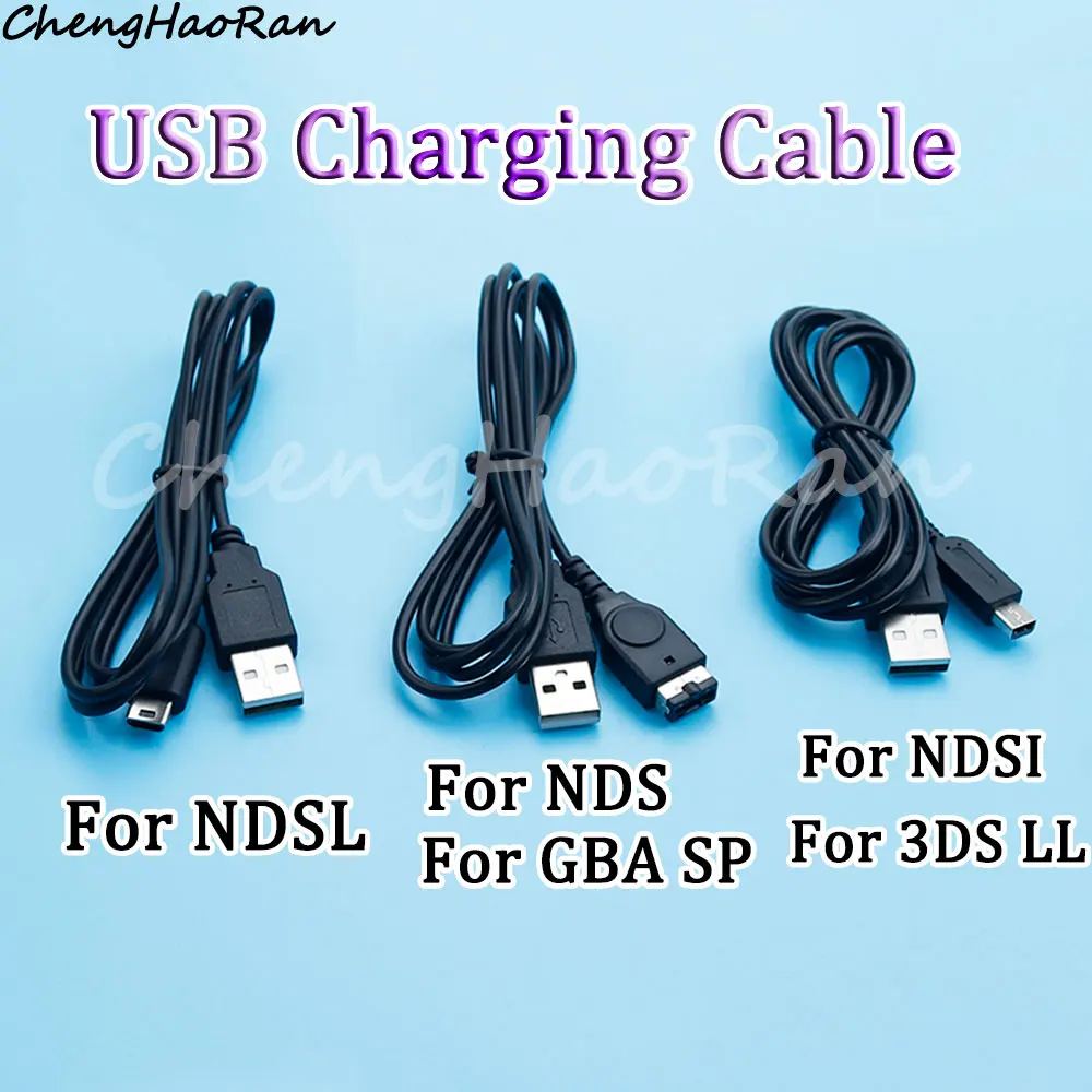 

1 Piece USB Data Charger Charging Power Cable For DS Lite DSL NDSL For NDSI 3DS New 3DS XL LL NDS GBA SP Console Charging Cable