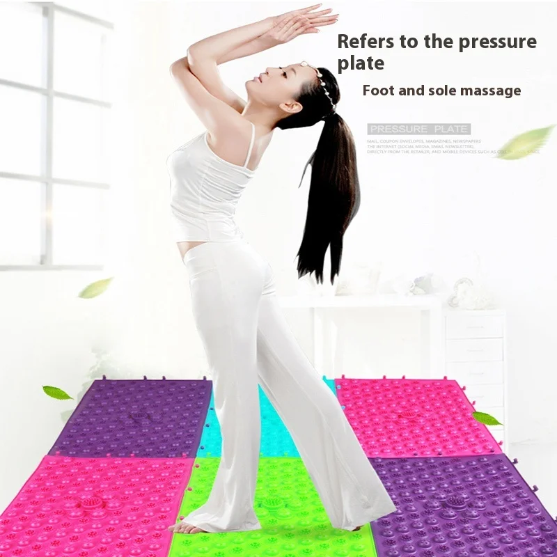 Reflexology Foot Massage Pad Cushion Pillow Yoga Spike Mat Anti-stress Blood Circulation Plate Mat Massager Toe Pressure Plate gallery 1