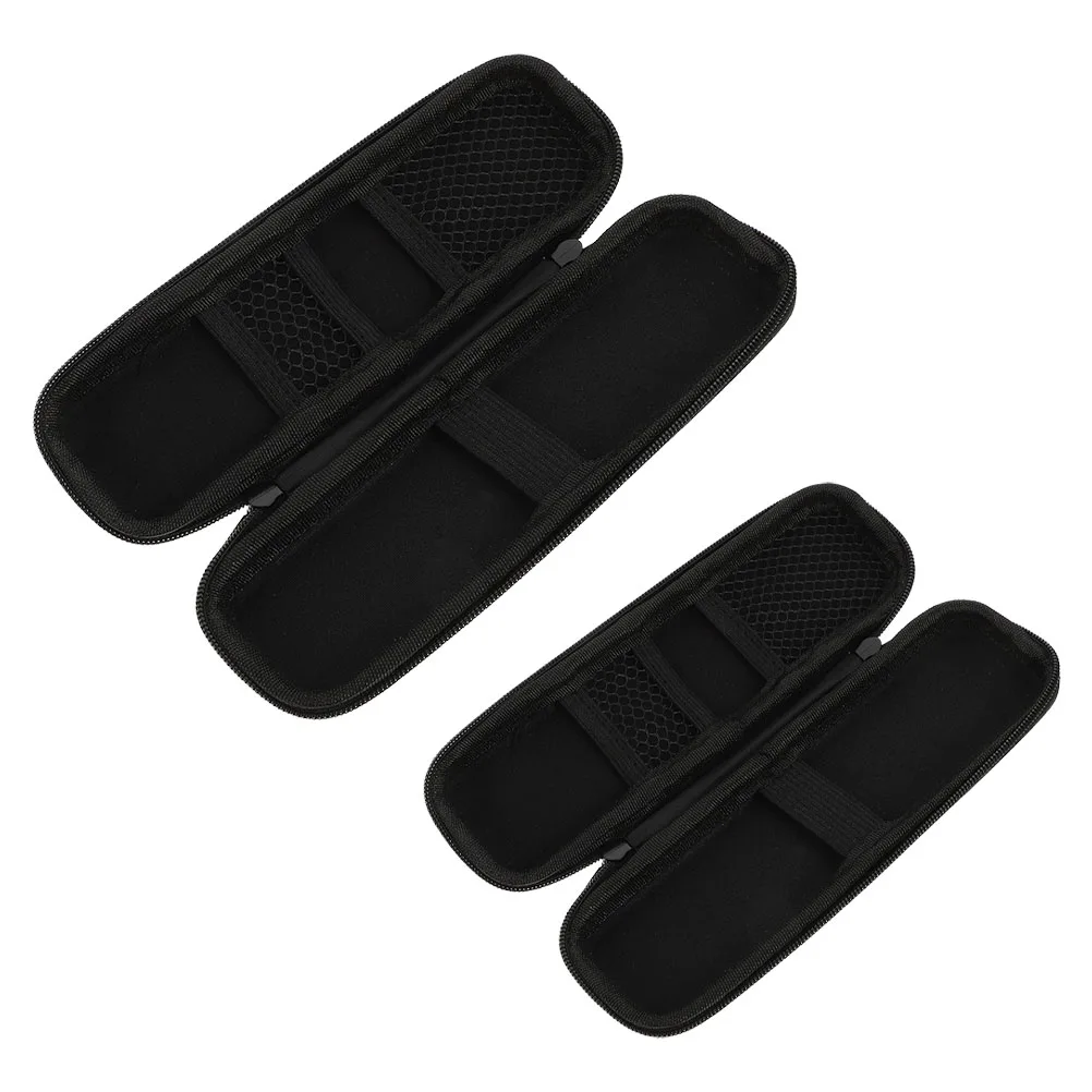 

2Pcs Electric Toothbrush Case EVA PU Travel Storage Bag Semi Waterproof Shockproof Portable Holder Bathroom Accessories