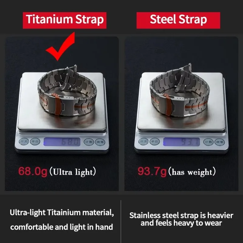 Correa de Metal de titanio sin espacio para Samsung Galaxy Watch Ultra, pulsera de acero inoxidable de lujo de 47mm para Galaxy Watch Ultra, accesorio