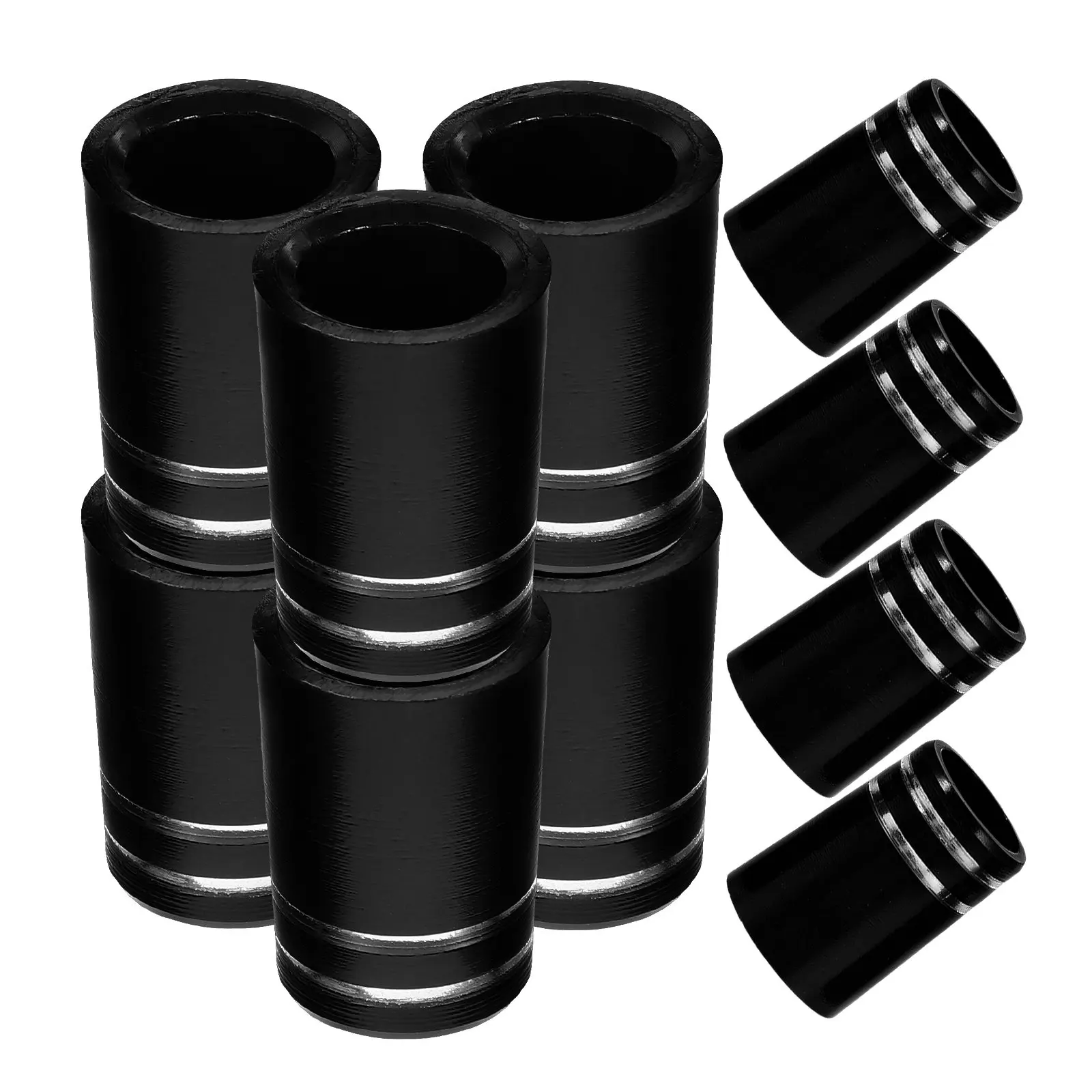 

12Pcs Golf Club Ferrules Smooth Cap Design Easy Insertion Shaft Mallet Putters Protective Golf Accessories Ferrules