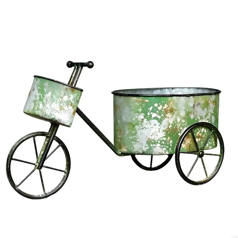 Garden Flower Planter Iron Art Garden Decoration for Succulents Courtyard JOMD