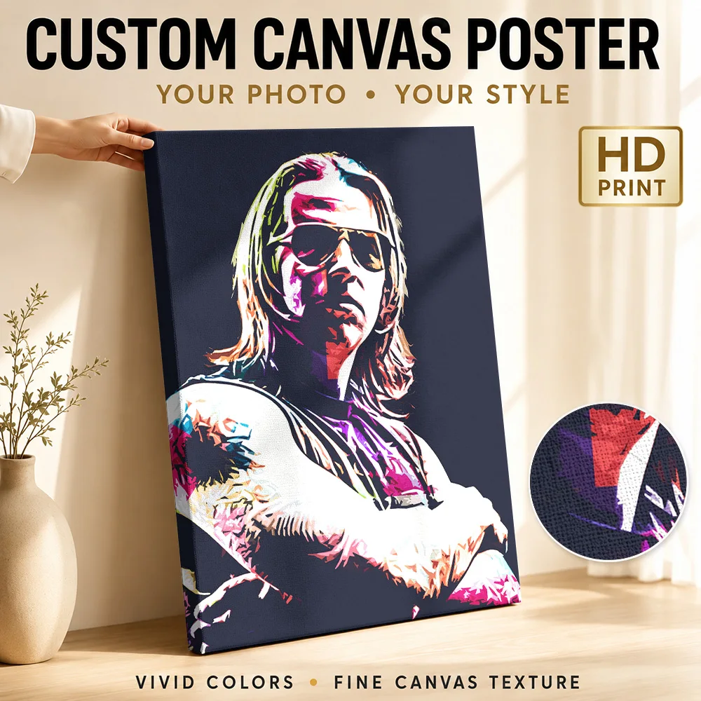 Matt Shadows Canvas Painting Poster Custom Modern Aesthetic Wall Art for Living Room Bedroom Decor Ready to Hang Gift for Fans