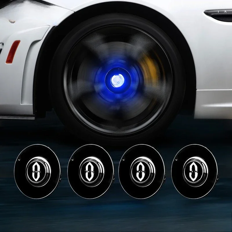

Qjie M9 Magnetic Levitation Wheel Hub Light M7 Car Decorative Center Accessories Luminous Logo Cover