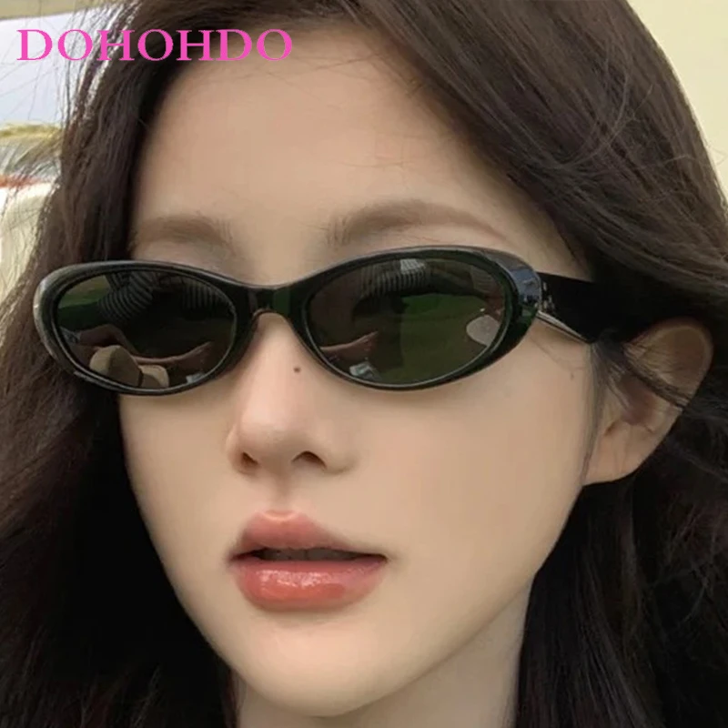 

2025 Fashion Oval Rice Nail Women Sunglasses Luxury Designer Small Frame Sunglass Men Outdoor Driving Shades Female Lentes UV400