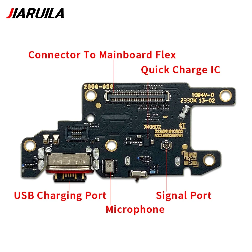 NEW For Xiaomi Redmi Note 13 Pro 4G 5G Plus Dock Connector Micro USB Charger Charging Port Flex Cable Board With Microphone