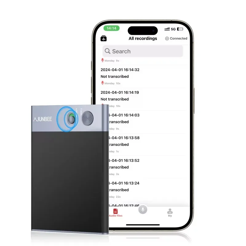 AI Voice Recorder, ChatGPT Note Voice Recorder App Control, Transcribe Summarize and translation for Lectures, Meetings, Calls