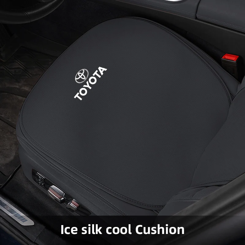 Toyota Car Seat Cover Ice silk Cushion Protector Pads For Toyota 86 Mirai Supra Prado Alphard Vellfire Crown Sequoia Venza Avalo