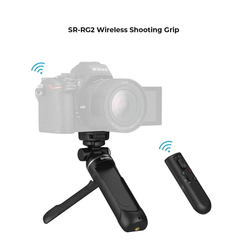 SmallRig SR-RG2 Multifunctional Wireless Shooting Grip for Sony Nikon Canon 14.6cm Extend Size Load 1.5kg USB-C Charge 4551