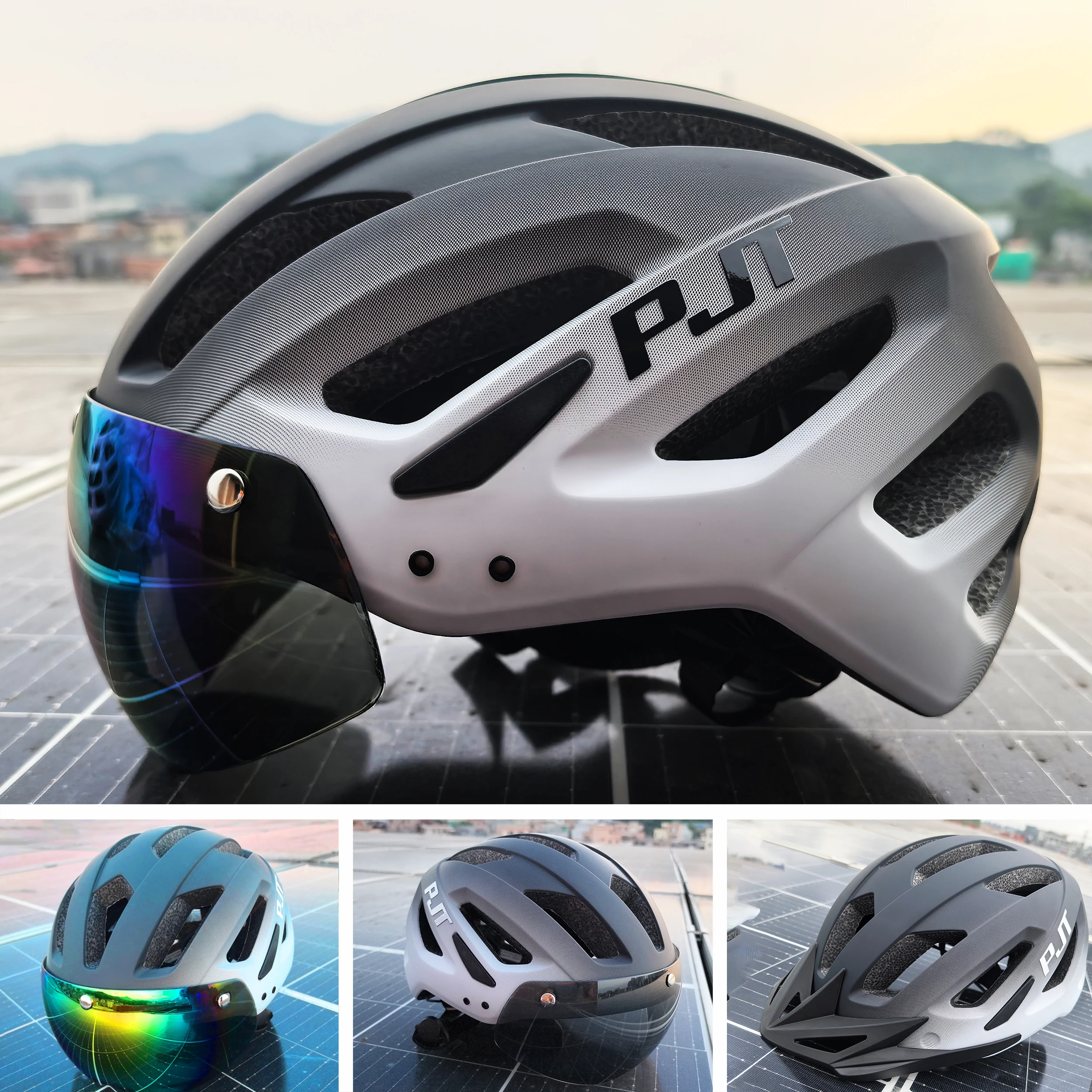 

PJT Велосипедный Шлем Легкий Дорожный Mtb Горный Велосипедные Очки Шлем L для Мужчин Женщин Солнцезащитный Козырек Велосипедный Шлем Casco Accesorios