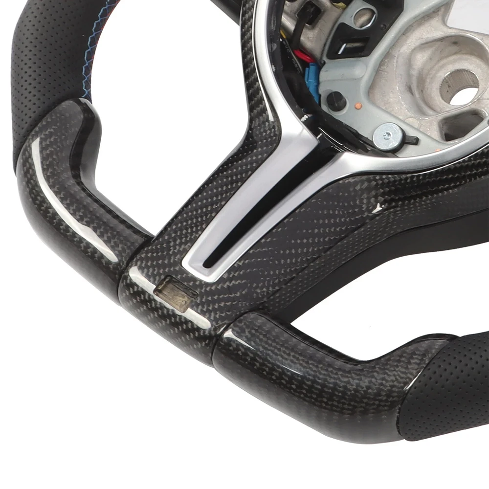 جديد جودة سيارة ألياف الكربون عجلة القيادة دائم لسيارات BMW F30 F32 F20 F87 F80 F82 F21 F22 M2 M3 M4 M5 عجلة توجيه سيارة