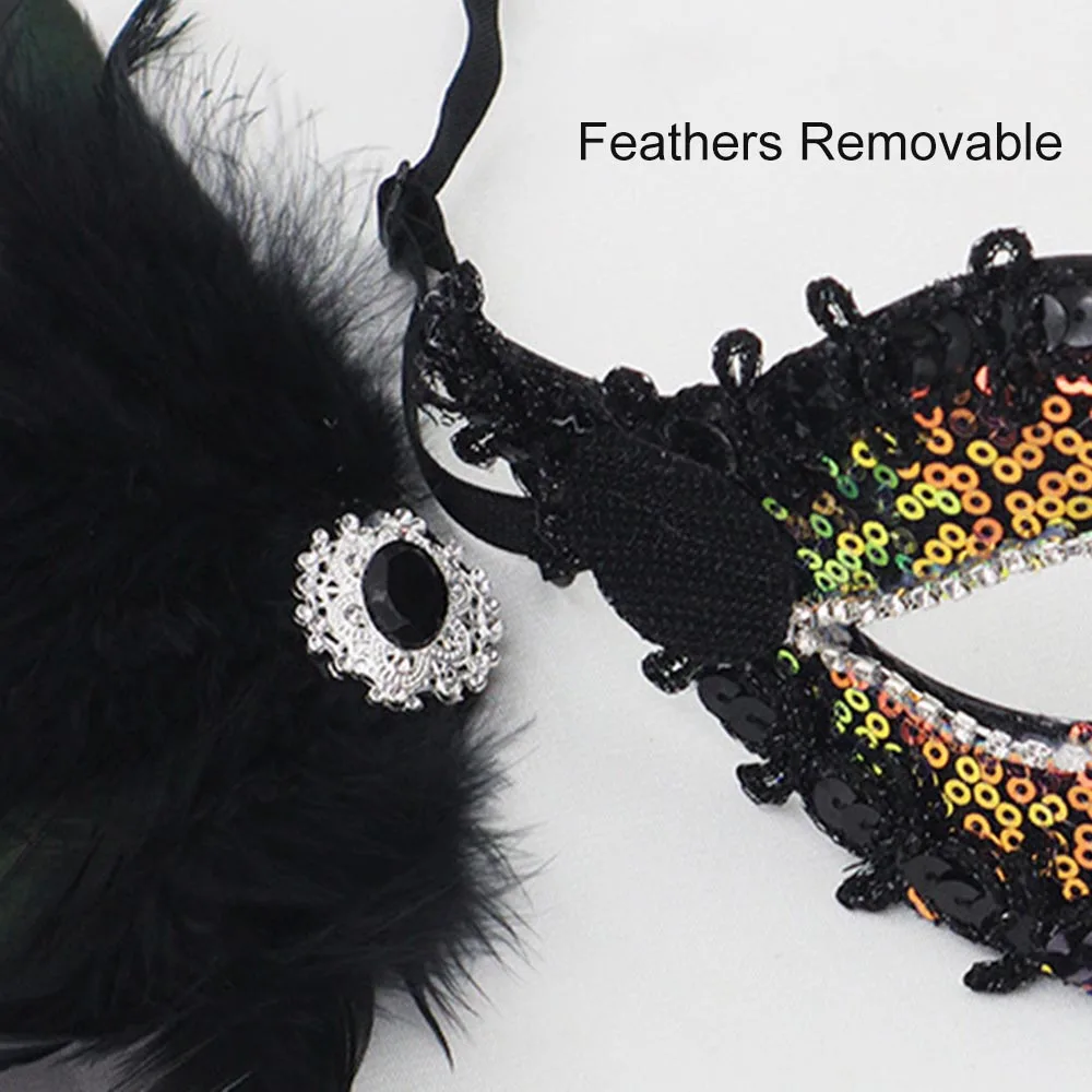 Verenmasker Kleurrijk Halloween-masker Maskerademasker Afneembaar voor cosplayfeesten Maskerade