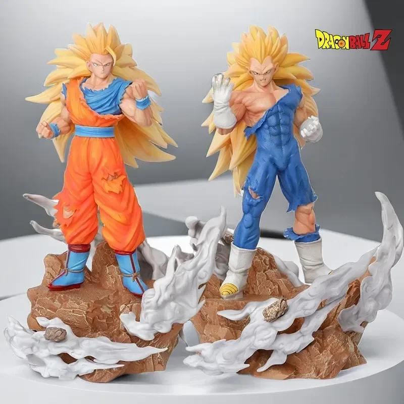 

Dragon Ball Super Saiyan Vegeta Iv Son Goku Scene Action Figures Model Doll Toys Collectible Desktop Ornaments Boy Xmas Gifts