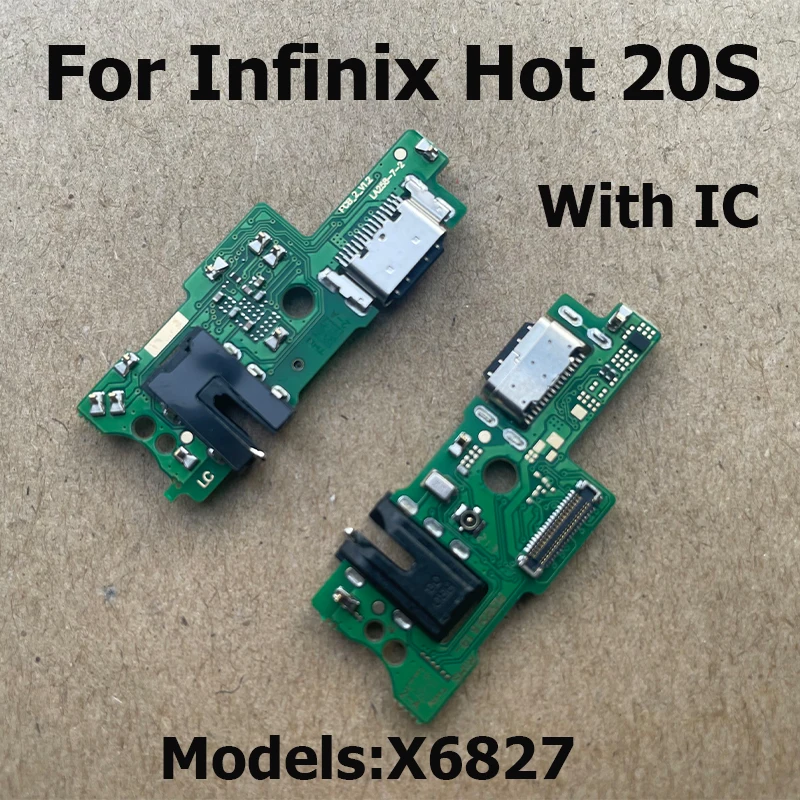 USB Charging Board For Infinix Hot 20i USB Charger Port Plug Connector Flex Cable For Hot 20 20S Play