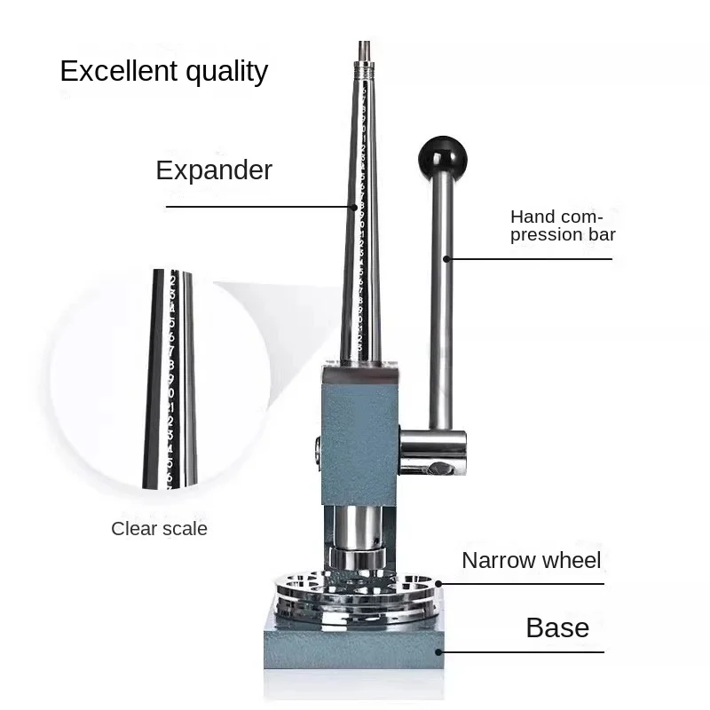 

CheapNEW Horizontal Bar Ring Expander Manual Ring Size Adjustment Tensioner Ring Size Reduction and Enlargement