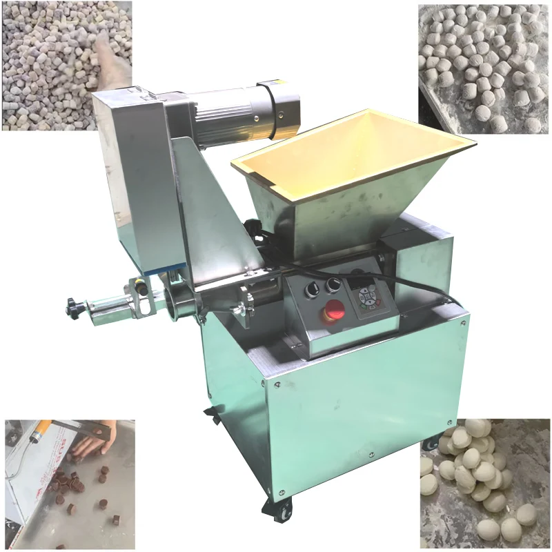 Food Cookies Pizza Bread Dough Balls Maker Machine Automatic Dough Cutter Machine Small Type  Dough Divider Rounder Machine
