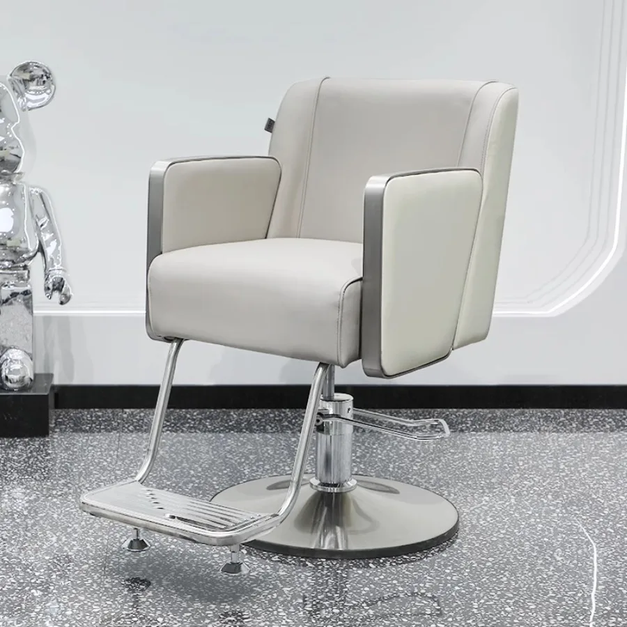 

Silver Hairdressing Chair New Makeup Artist Hair Salon Equipment Hairdressing Chair Professional Acessories Sandalye Salon Chair