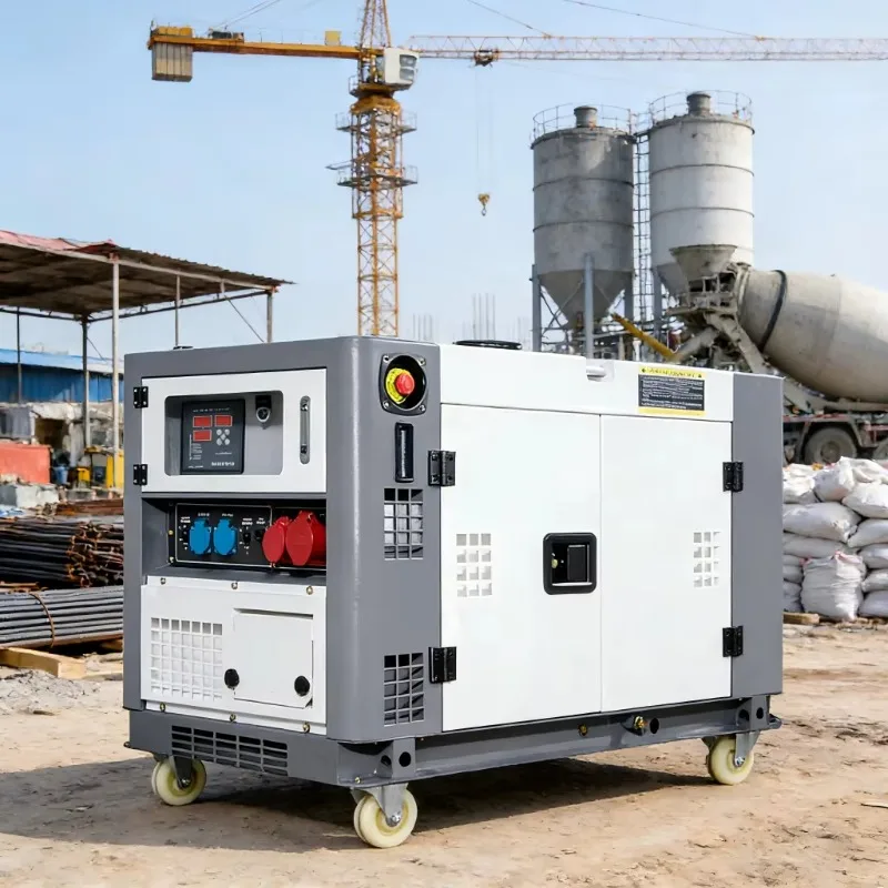 50/60Hz Silent Mobile Diesel Silent Generator Set Diesel-Powered Single/Three Phases Generator for Schools Homes Outdoors