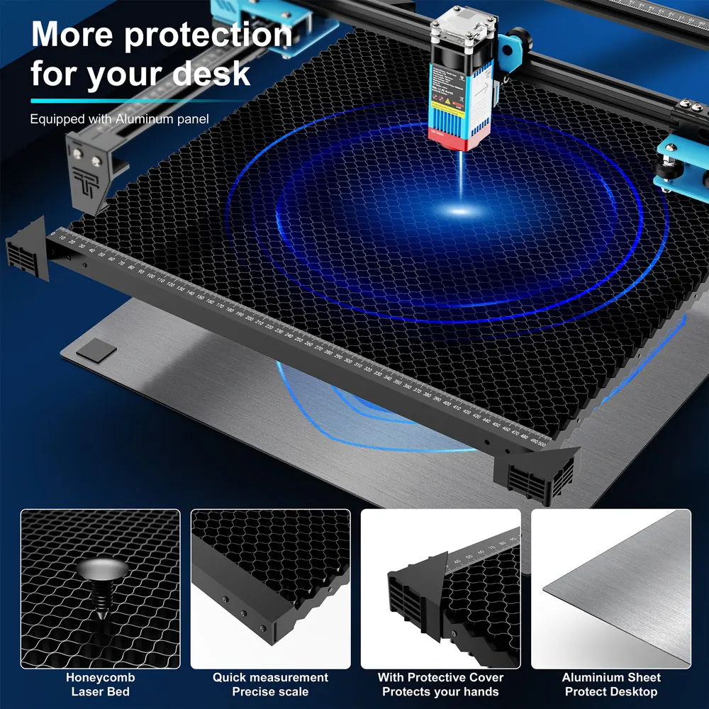 TWOTREES New Upgraded Spliceable Honeycomb Working Table Large Honeycomb Laser Bed Working Table For Co2 Cutting Laser Engraver