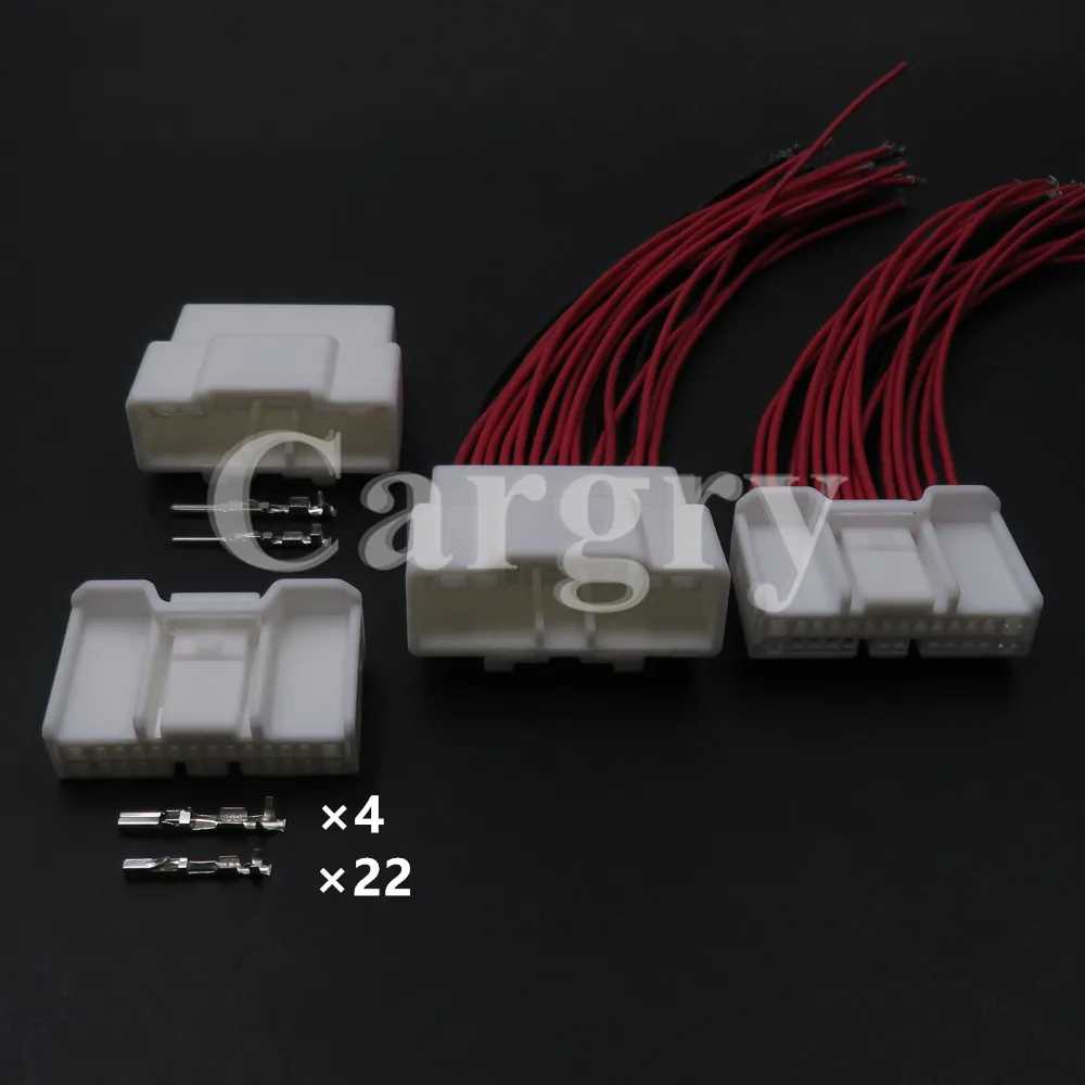 1 Set 26P 7286-1918 7287-1918 AC Assembly Automobile Wire Harness Socket Car Male Female Unsealed Composite Connector