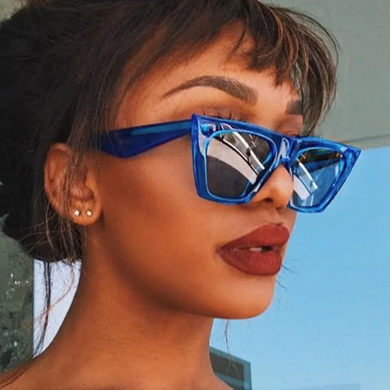 Fashion Square Sunglasses Woman Designer Luxury Man/Woman Cat Eye Sun Glasses Classic Vintage UV400 Outdoor Oculos De Sol image 2