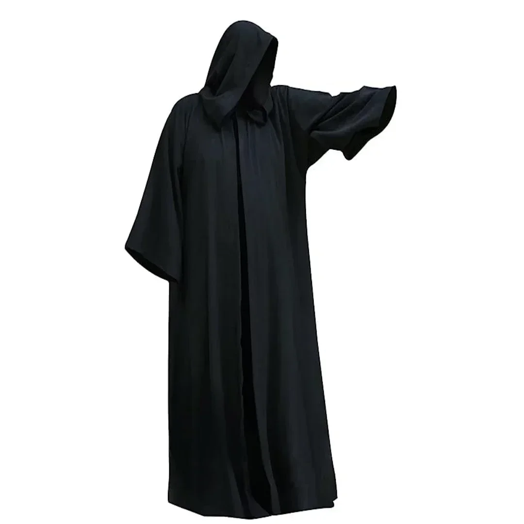 

2026 Medieval Monk Robe Costume Medieval Cloak With Hood Priest Robe Outfit Halloween For Stage Cosplay Jedi Robe Knight Cloak
