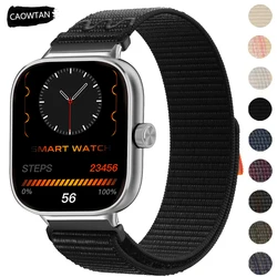 Breathable Strap for Xiaomi Redmi Watch 4/5 Nylon Loop Replaceable Wristband Smartwatch Belt for Mi Band 9/8 Pro Sport Watchband