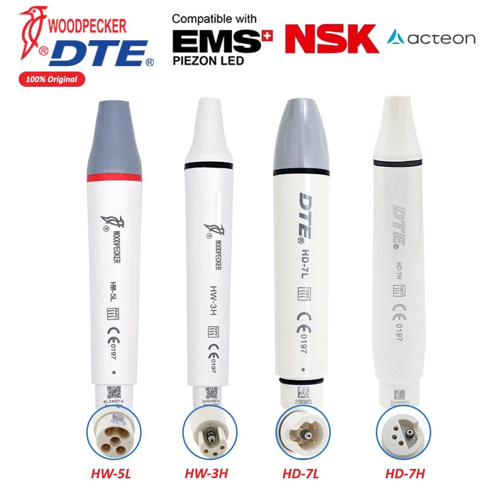 

Woodpecker DTE Dental Ultrasonic Scaler Handpiece HW-3H HW-5L HD-7L HD-7H Teeth Scaling Handpiece Dentistry Instrument
