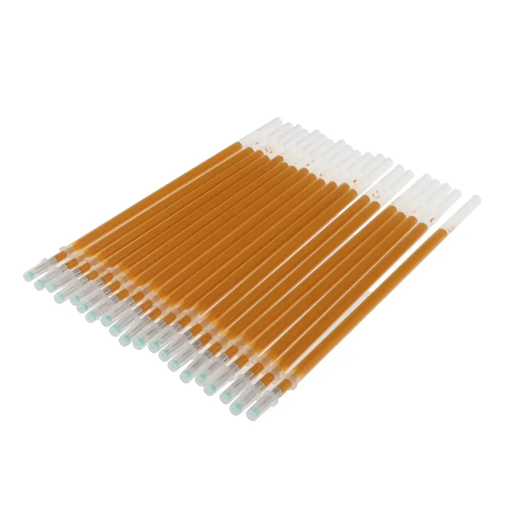 5x20 штук 0,7 мм золотые блестящие чернила Заправка для гелевой ручки Gold