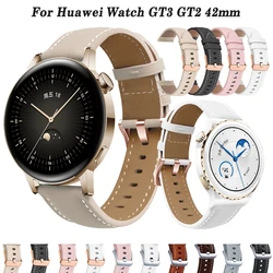 20mm Smartwatch Strap For Huawei Honor Magic Watch 2 42mm Leather Bracelet Huawei GT 2 GT3 2 42mm GT 3 Pro 43mm Watch Wristband