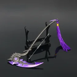 King Game Peripheral Weapons 18cmwhite and Night All Strange Man Sickle Alloy sword Model sword Ornaments Collection Gift Toys
