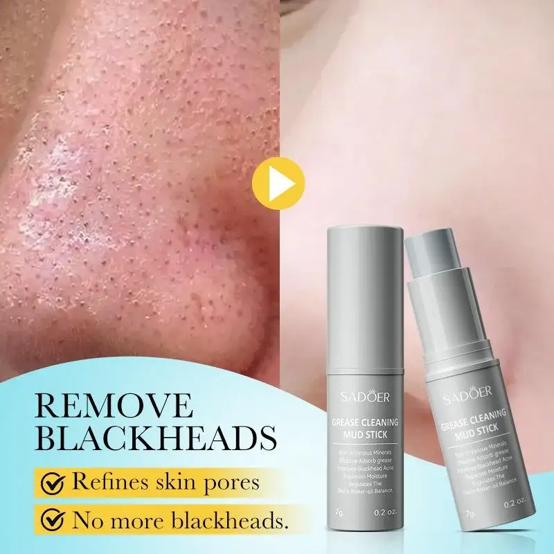 Deep Cleansing Mud Mask Stick Blackhead Remover Oil Control Face Clay Mask Pore Minimizer Hydrating Skin Care