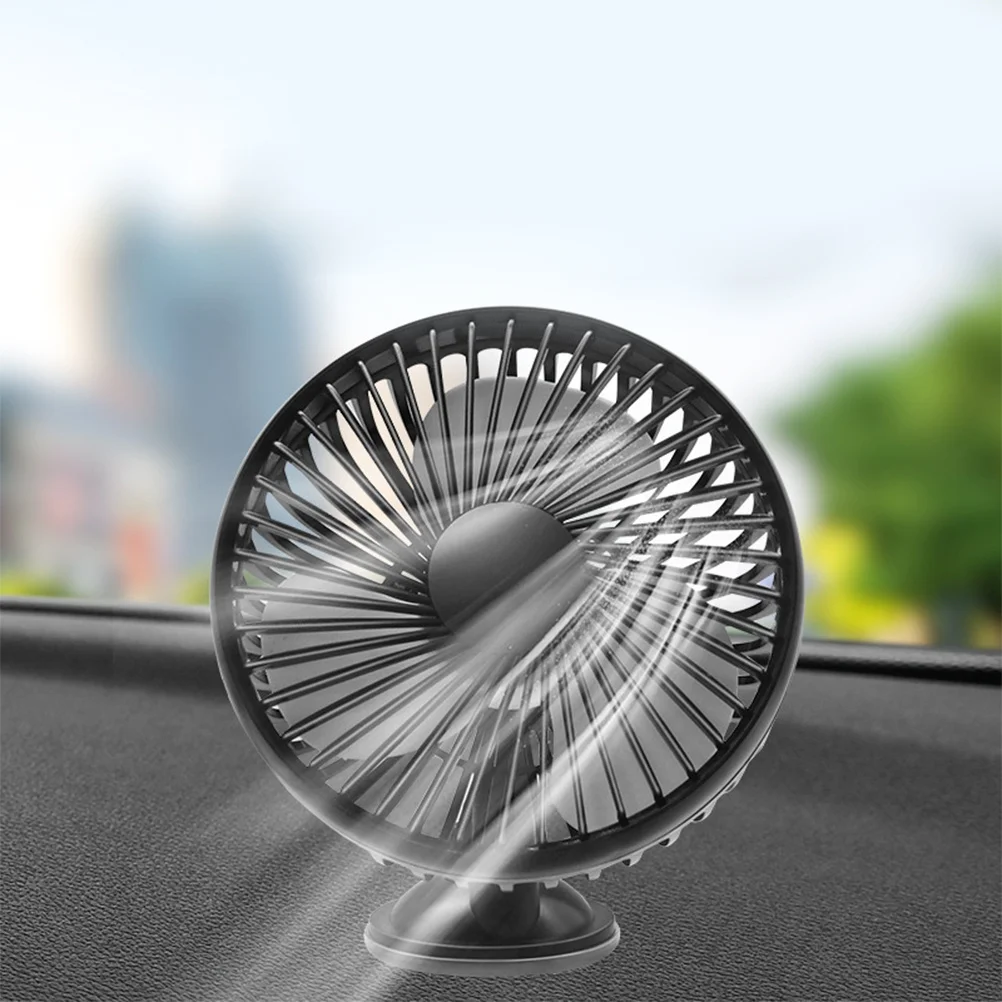 

1Pcs Saving Car Cooling Fan with USB Power Low Sound Operation 360 Degree Adjustable Portable Vehicle Ventilator
