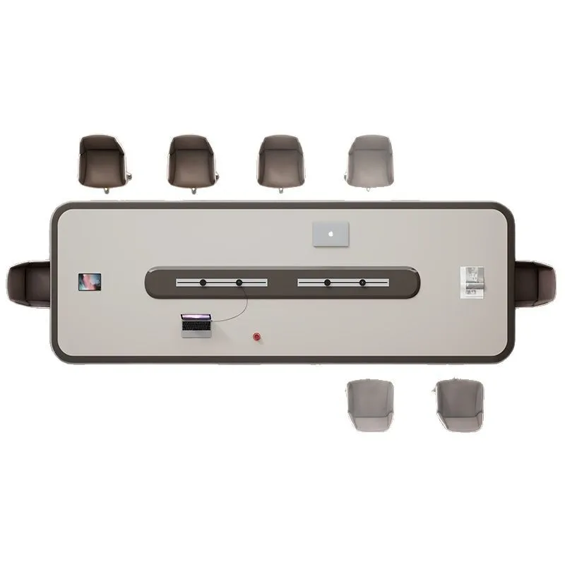 

Легкий роскошный высококачественный полностью окрашенный конференц-стол, длинный стол класса А, офисное здание, конференц-зал, стол