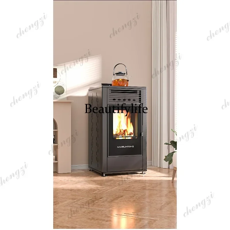 Q181 Biomass pellet heating stove rural household office, indoor smokeless heating wood stove