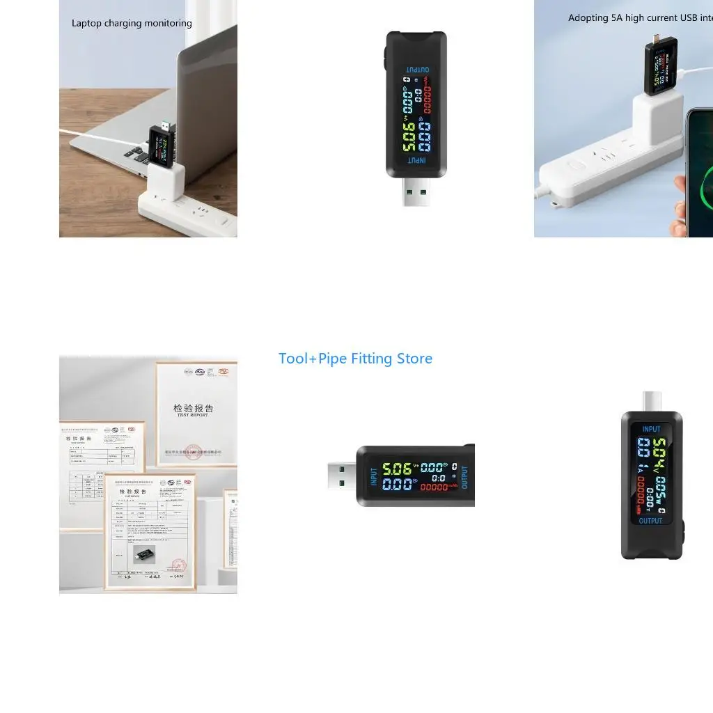 F92B USB Tester Digital Voltmeter Amperimetro Current Meter USB Power Meter