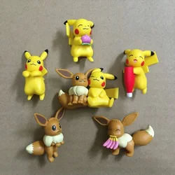 Pokemon Gashapon Toys Pikachu Eevee Lovely Cute Action Figure Model Ornament Toys Children Gifts