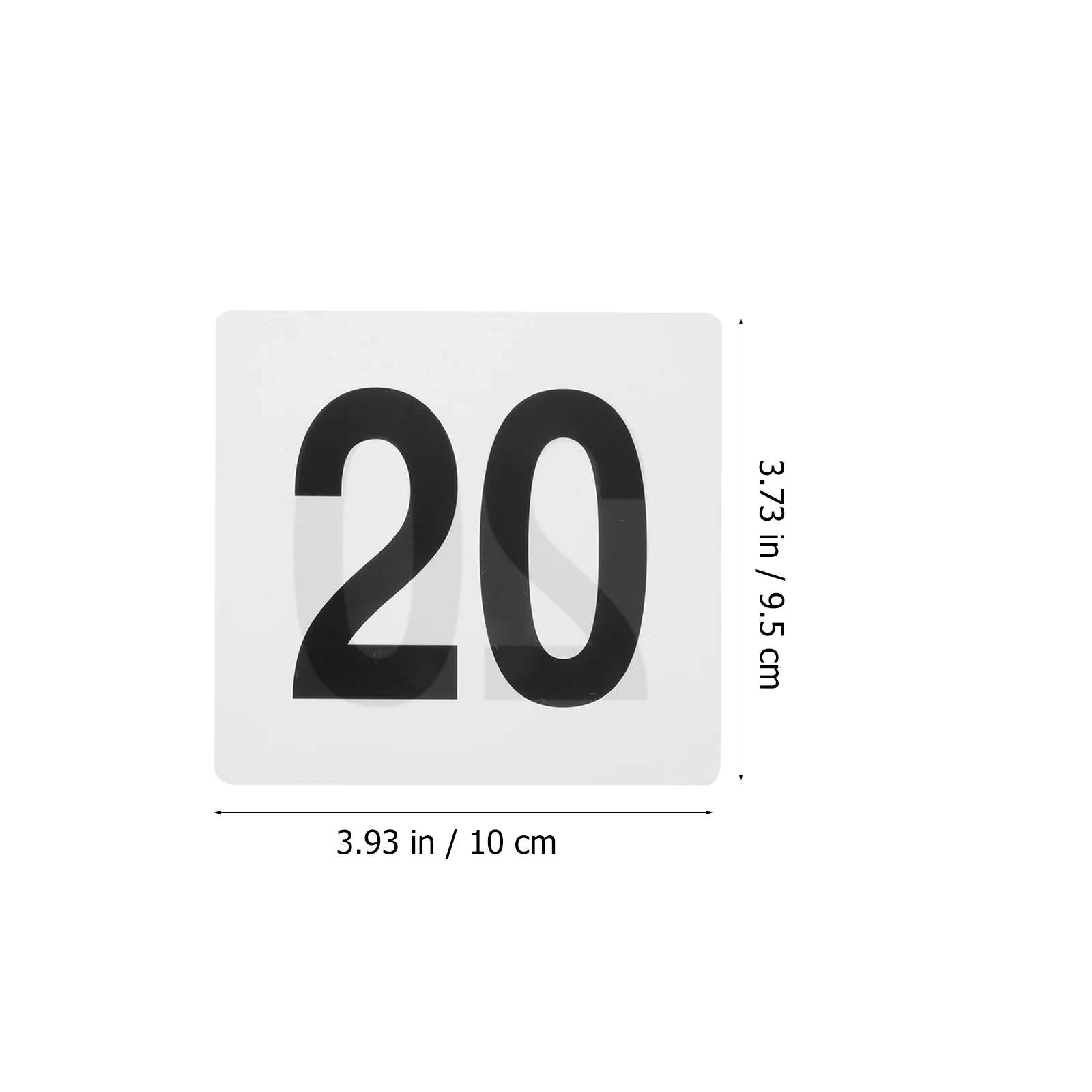 

25pcs Seat Number Sign Wedding Table Number Card Pvc Chair Signs Reusable Party Seating Marker Plastic Numbered Signs