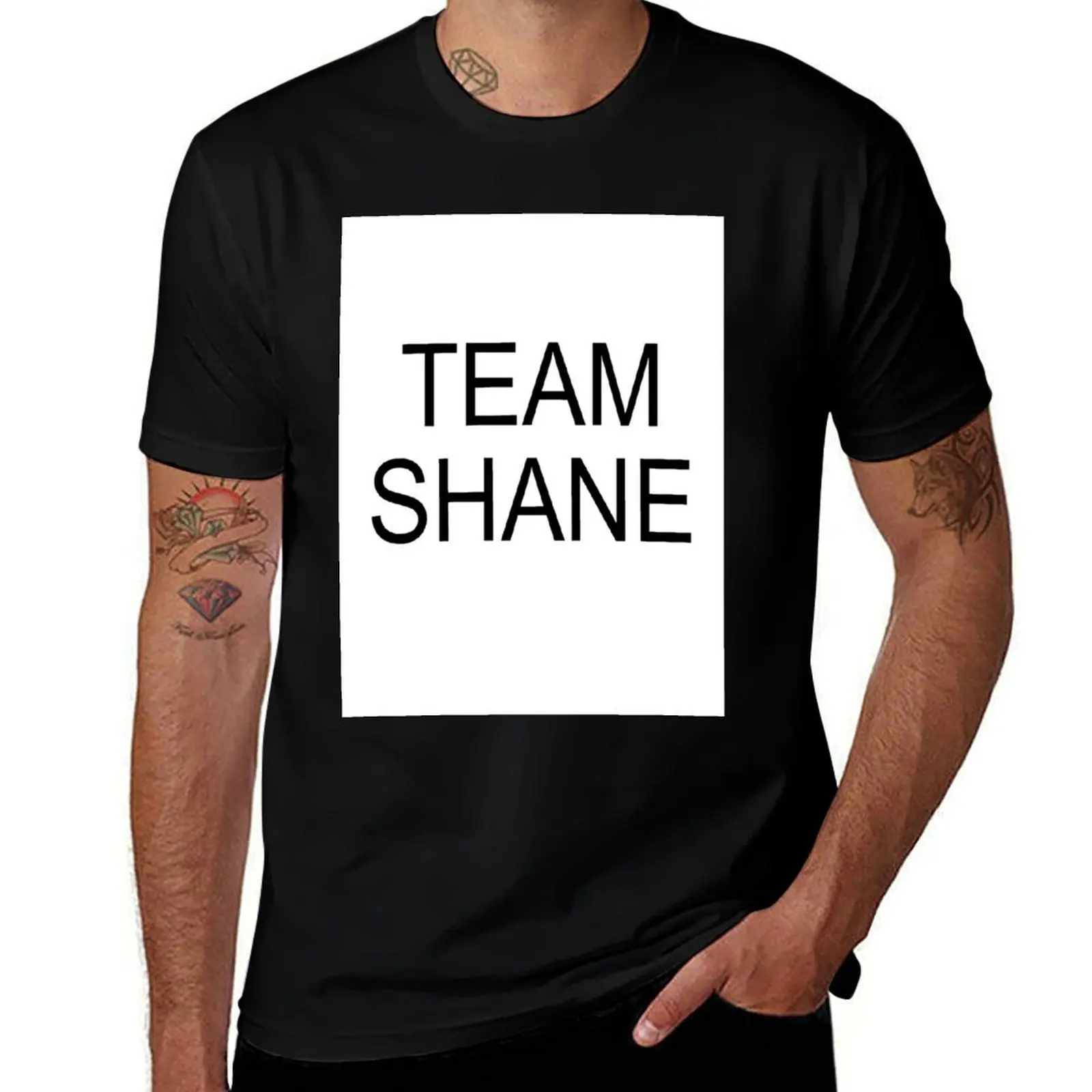 Team Shane T-Shirt Big and Tall Crew Neck Tee T-Shirt