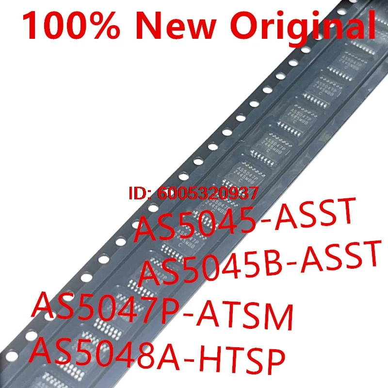 5piece   AS5047P-ATSM 、AS5048A-HTSP 、AS5045-ASST 、AS5045B-ASST  New magnetic rotary encoder chip  AS5047P 、AS5048A 、AS5045