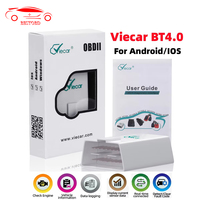 Viecar ELM327 V1.5 Bluetooth 4.0 For IOS For Android PIC18F25K80 ODB2 Scanner Auto Tools OBD 2 OBD2 Car Diagnostic Tool